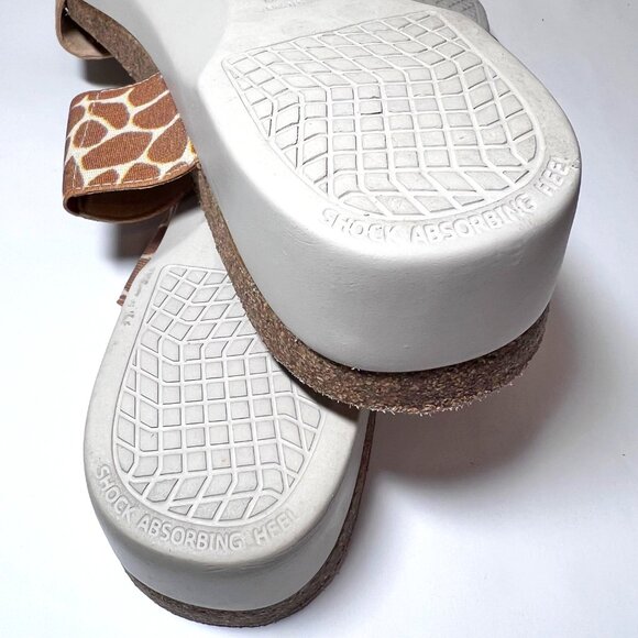 Munko American Walking Wedge Propre Size, Perfect Fit 11 SS-Tan/Giraffe Print - Picture 14 of 16